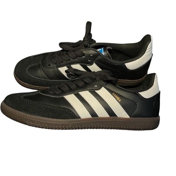 Adidas Samba Black and White Sneakers - Picture 1 of 5